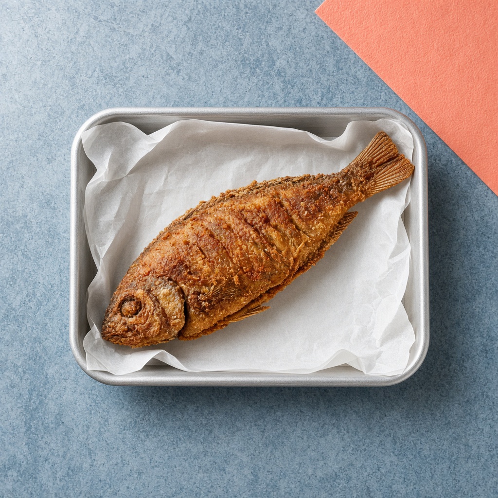 Pescado frito, imagen ilustrativa.